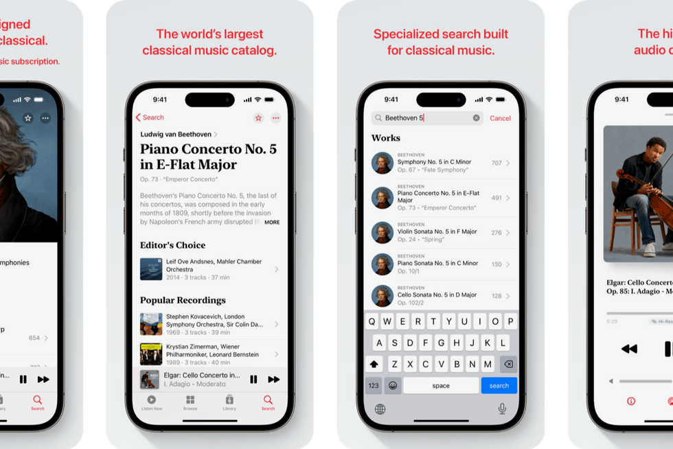 Apple Music Classical app